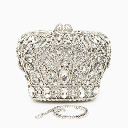 Crystal Crown Evening Bag