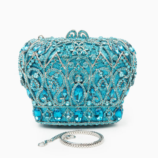 Crystal Crown Evening Bag
