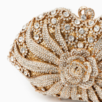 Rhinestone Clutch Bag by Valerie