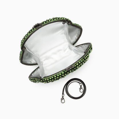 Green Ophelia Crystals Clutch