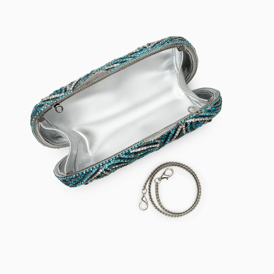 Rhinestone Clutch Bag by Evelyn