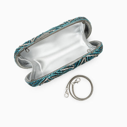 Rhinestone Clutch Bag by Evelyn