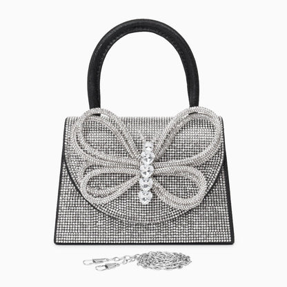 Rhinestone Butterfly Handbag