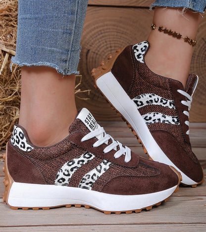 The Olivia — Retro Stripe Sneakers