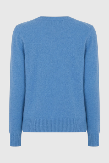 Cashmere V-Neck Sweater | Long Sleeve Knit, Slim Fit, Seamless Finish
