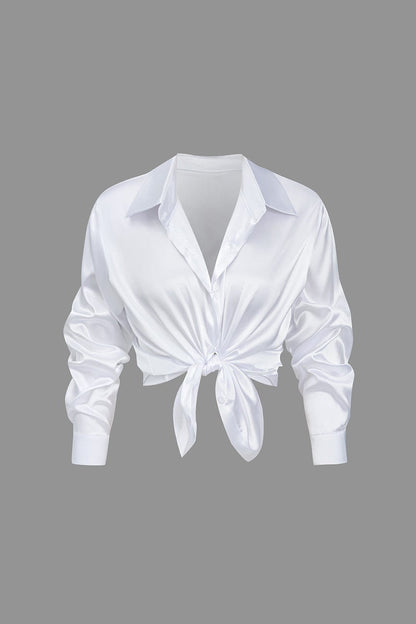 Women Blouse Satin