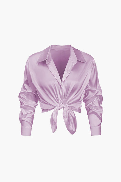 Women Blouse Satin