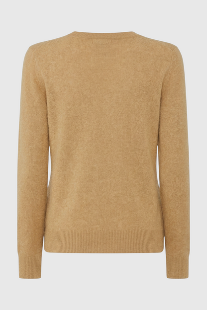 Cashmere V-Neck Sweater | Long Sleeve Knit, Slim Fit, Seamless Finish