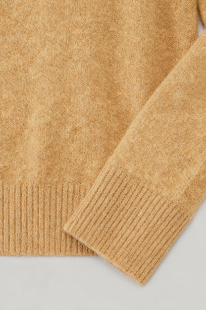 Cashmere V-Neck Sweater | Long Sleeve Knit, Slim Fit, Seamless Finish