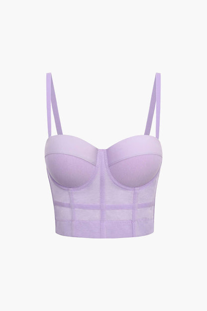 Women Bustier Top With Underwire