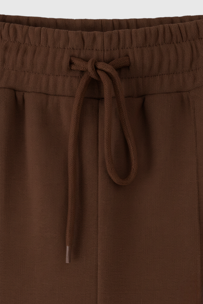 Dames Casual Bruin Sweatshirt Broek Set