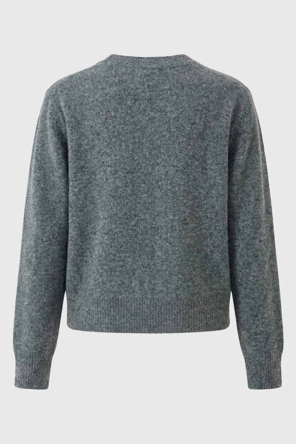 Maison Round Neck Knit Cardigan | Button Front | Regular Fit | Cropped Length