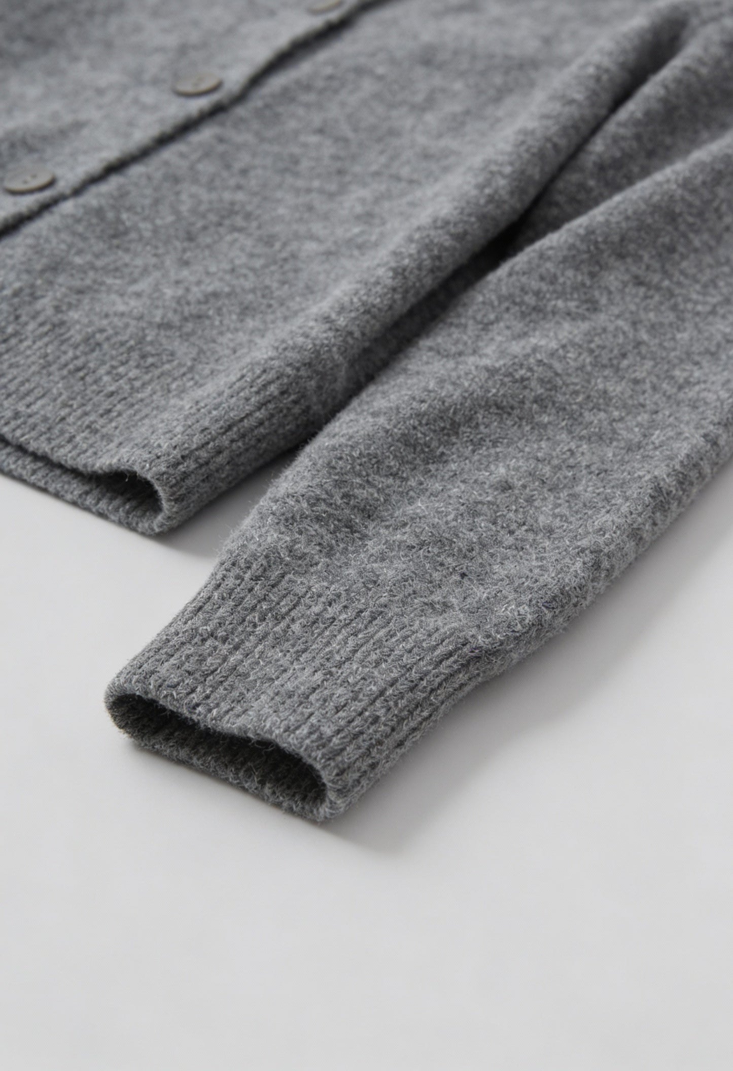 Maison Round Neck Knit Cardigan | Button Front | Regular Fit | Cropped Length