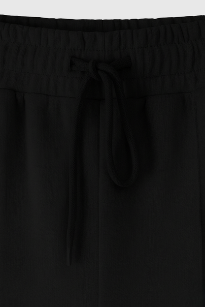 Dames Casual Zwart Sweatshirt Broek Set
