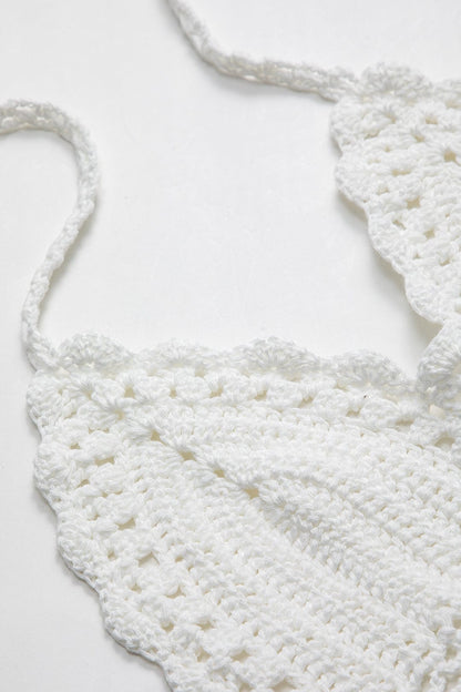 Women Crochet Crop Top