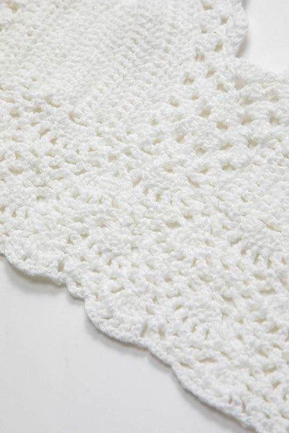 Women Crochet Crop Top