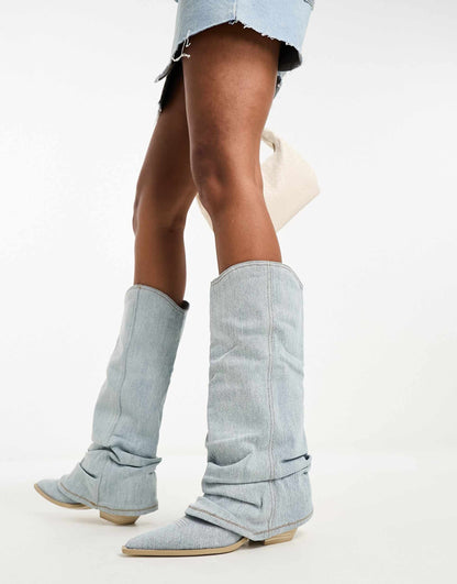 Women Denim Boots