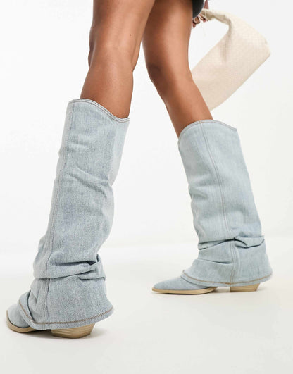 Women Denim Boots