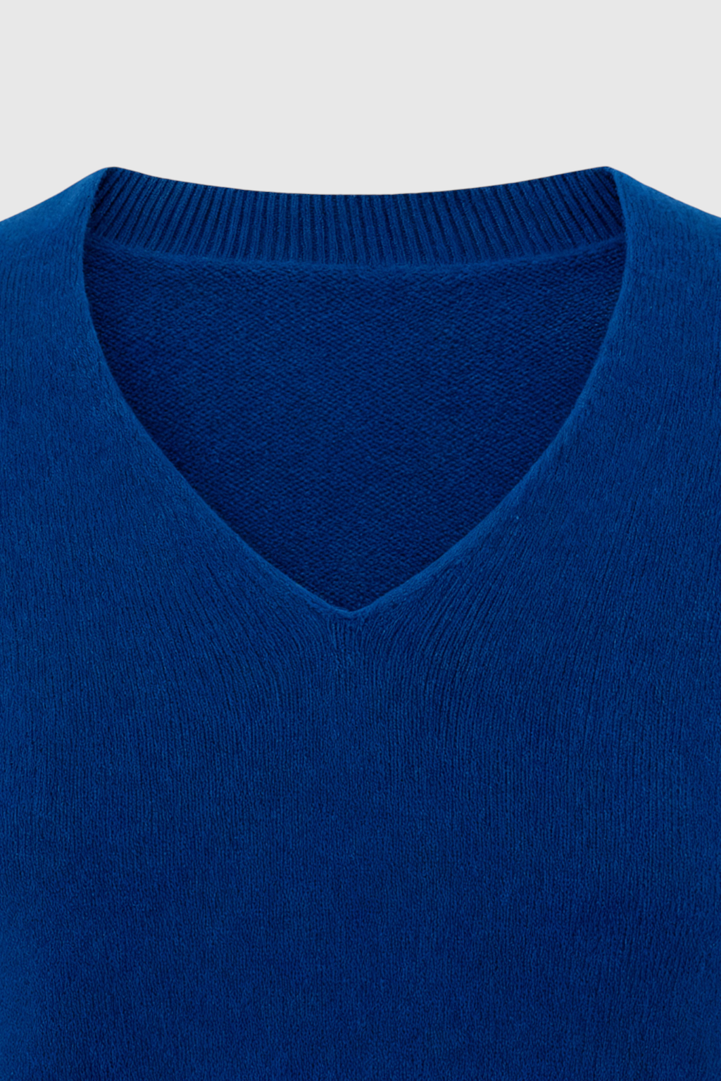Cashmere V-Neck Sweater | Long Sleeve Knit, Slim Fit, Seamless Finish