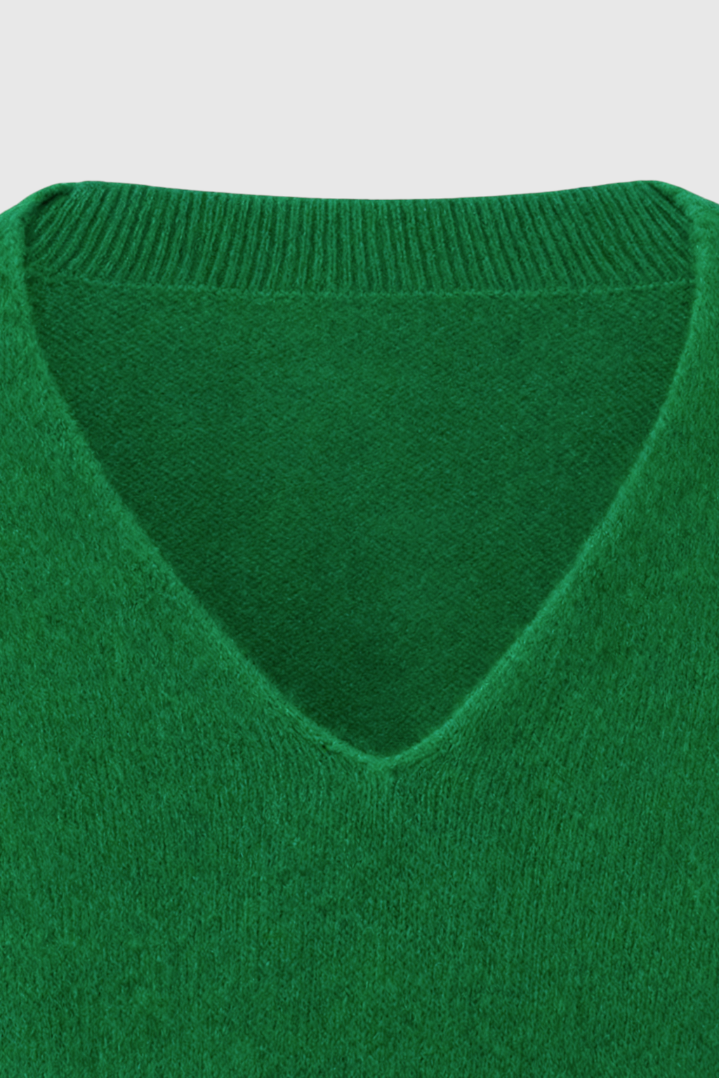 Cashmere V-Neck Sweater | Long Sleeve Knit, Slim Fit, Seamless Finish