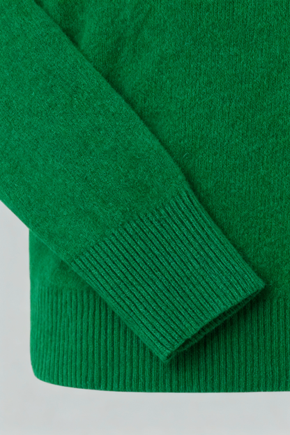 Cashmere V-Neck Sweater | Long Sleeve Knit, Slim Fit, Seamless Finish