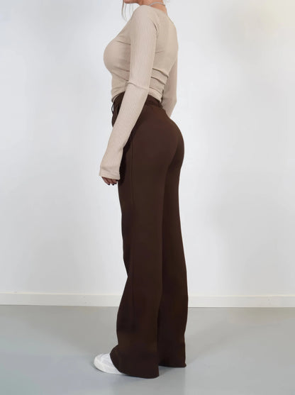 Women High Waist Trousers