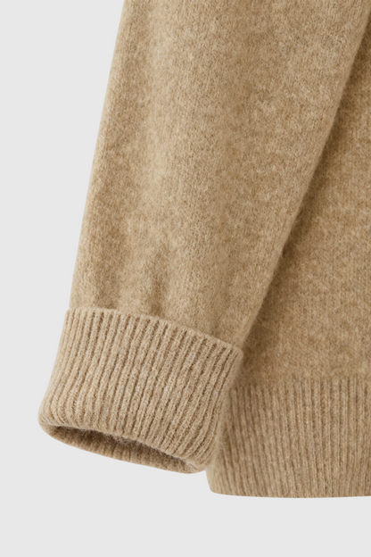 Cashmere V-Neck Sweater | Long Sleeve Knit, Slim Fit, Seamless Finish