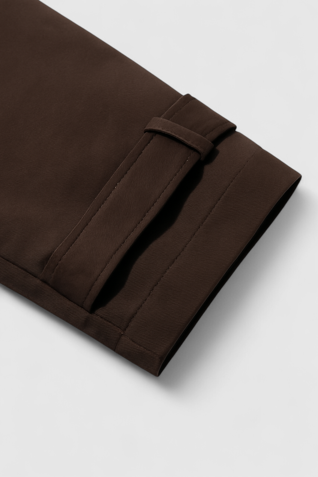 Cropped Trench Jacket | Double-Breasted Buttons, Notched Lapel
