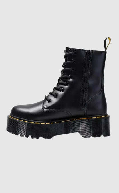 Women Leather Platform Boots