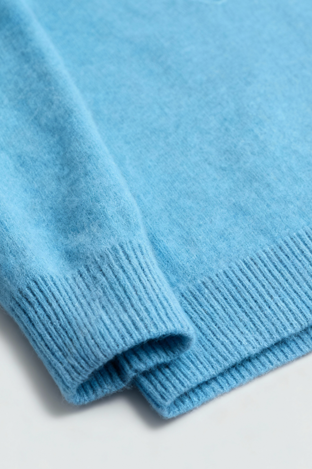 Cashmere V-Neck Sweater | Long Sleeve Knit, Slim Fit, Seamless Finish