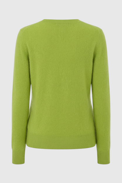 Cashmere V-Neck Sweater | Long Sleeve Knit, Slim Fit, Seamless Finish