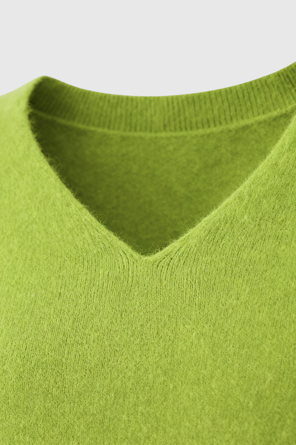 Cashmere V-Neck Sweater | Long Sleeve Knit, Slim Fit, Seamless Finish