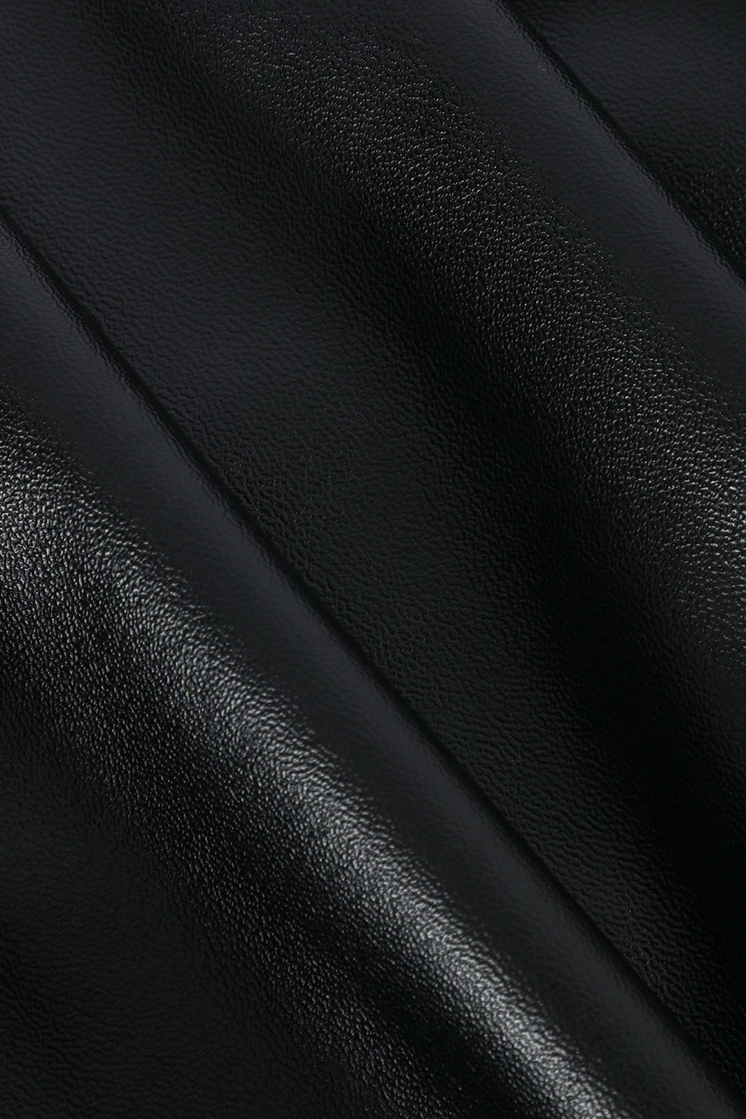 Women Midi Skirt Faux Leather