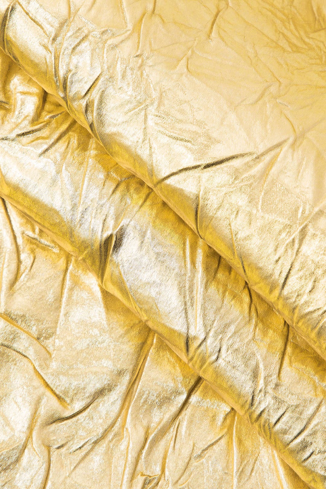 Women Midi Skirt Gold