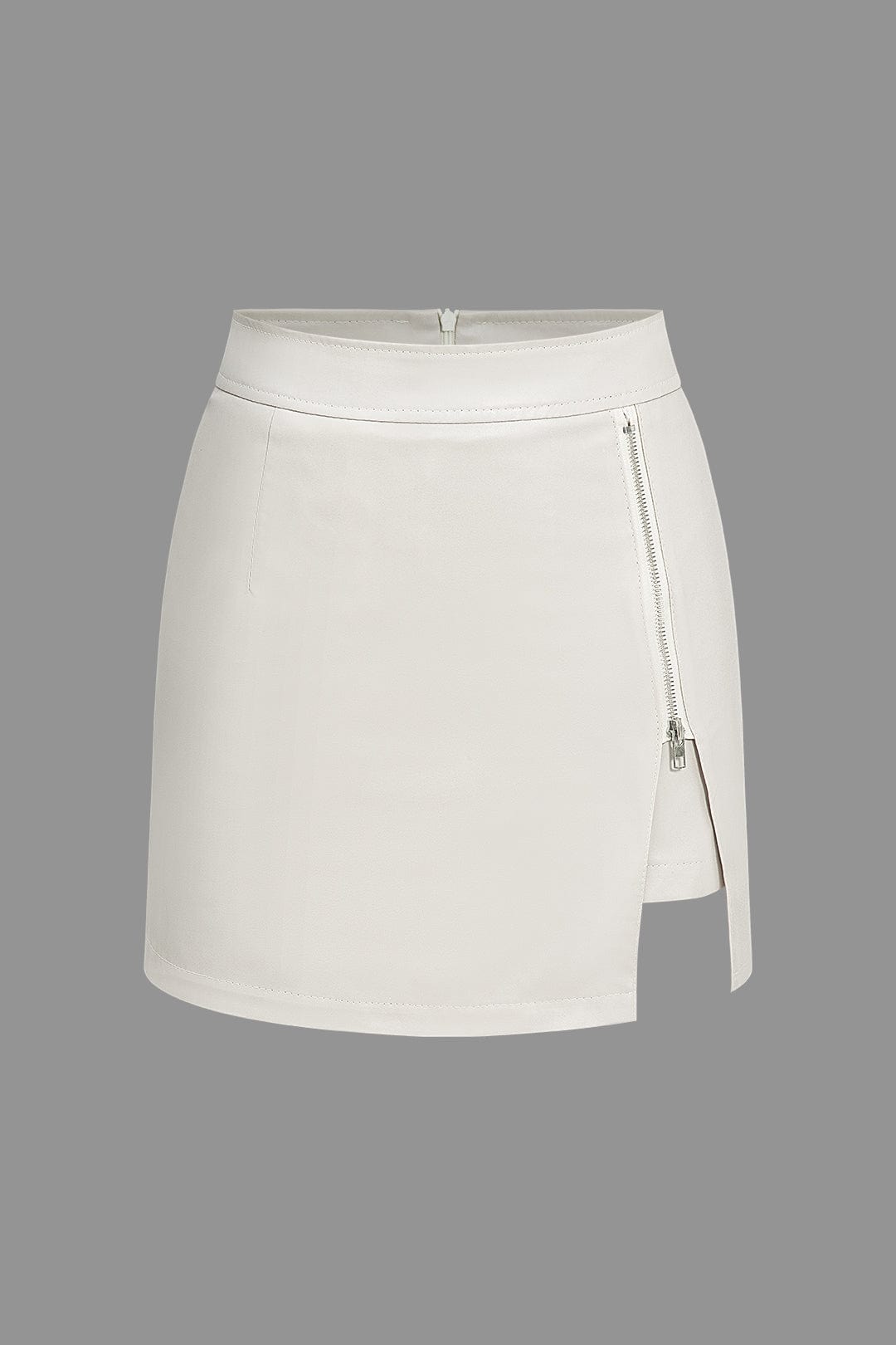 Women Mini Skirt With Asymmetrical Cut