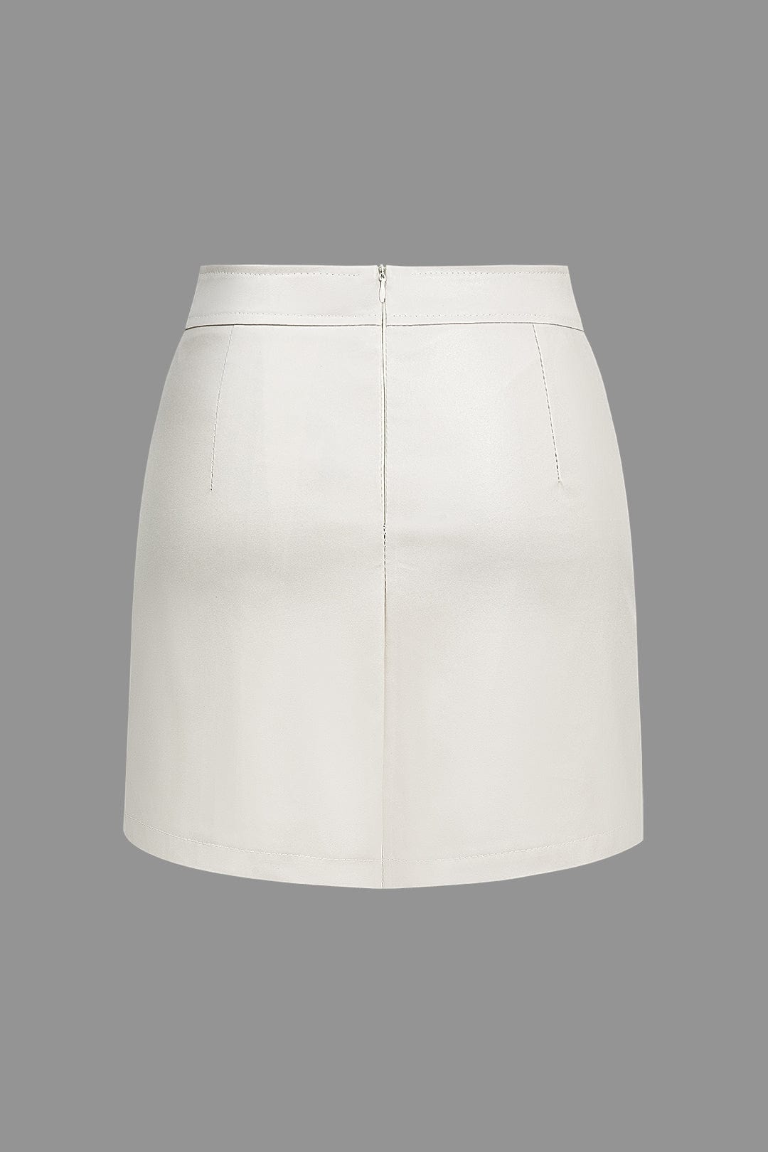 Women Mini Skirt With Asymmetrical Cut