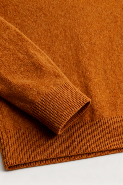 Cashmere V-Neck Sweater | Long Sleeve Knit, Slim Fit, Seamless Finish