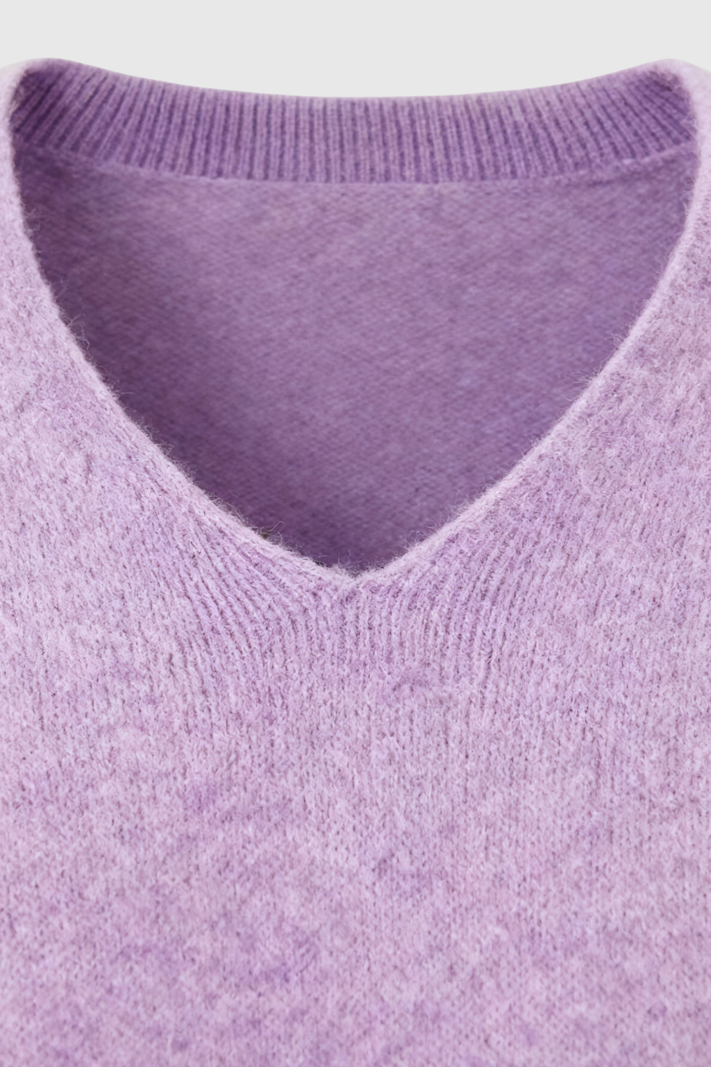Cashmere V-Neck Sweater | Long Sleeve Knit, Slim Fit, Seamless Finish