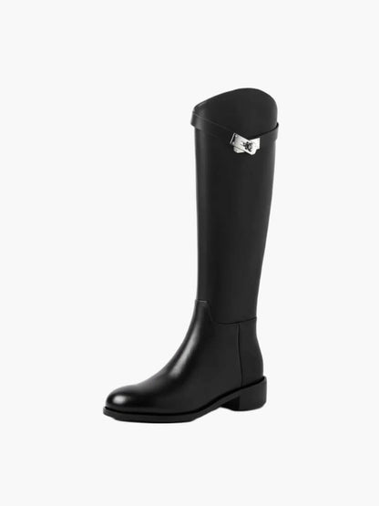 Women Riding Boots Black