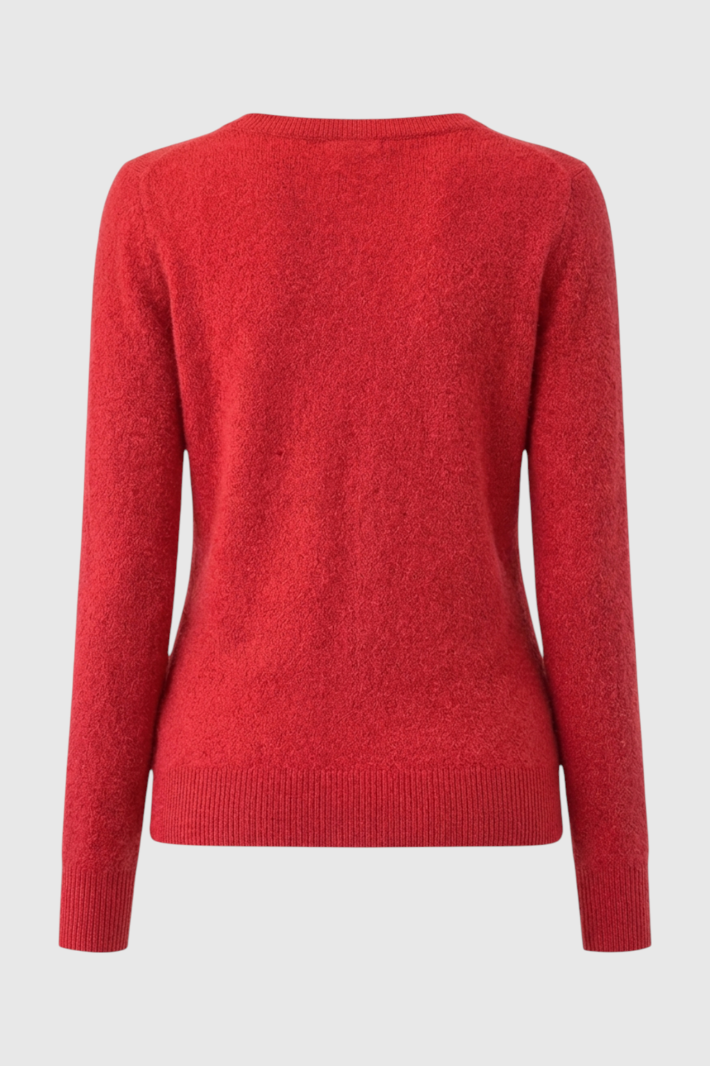 Cashmere V-Neck Sweater | Long Sleeve Knit, Slim Fit, Seamless Finish