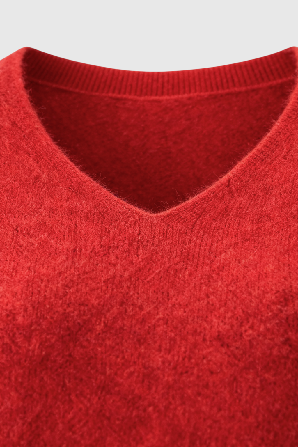 Cashmere V-Neck Sweater | Long Sleeve Knit, Slim Fit, Seamless Finish