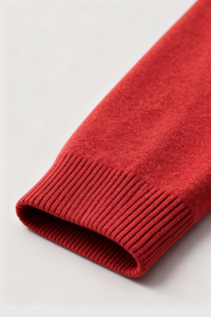 Cashmere V-Neck Sweater | Long Sleeve Knit, Slim Fit, Seamless Finish