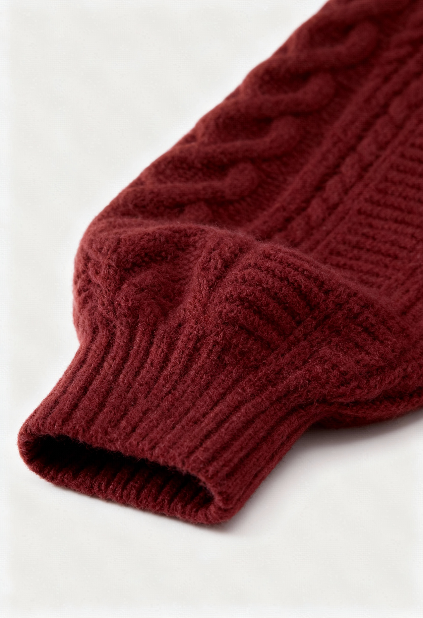 Maison Textured Cable Knit V-Neck Cardigan | Button Front | Relaxed Fit