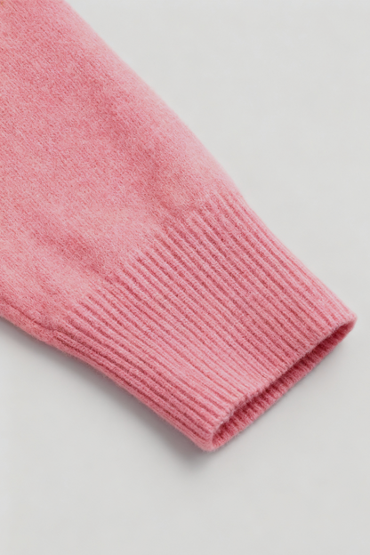 Cashmere V-Neck Sweater | Long Sleeve Knit, Slim Fit, Seamless Finish