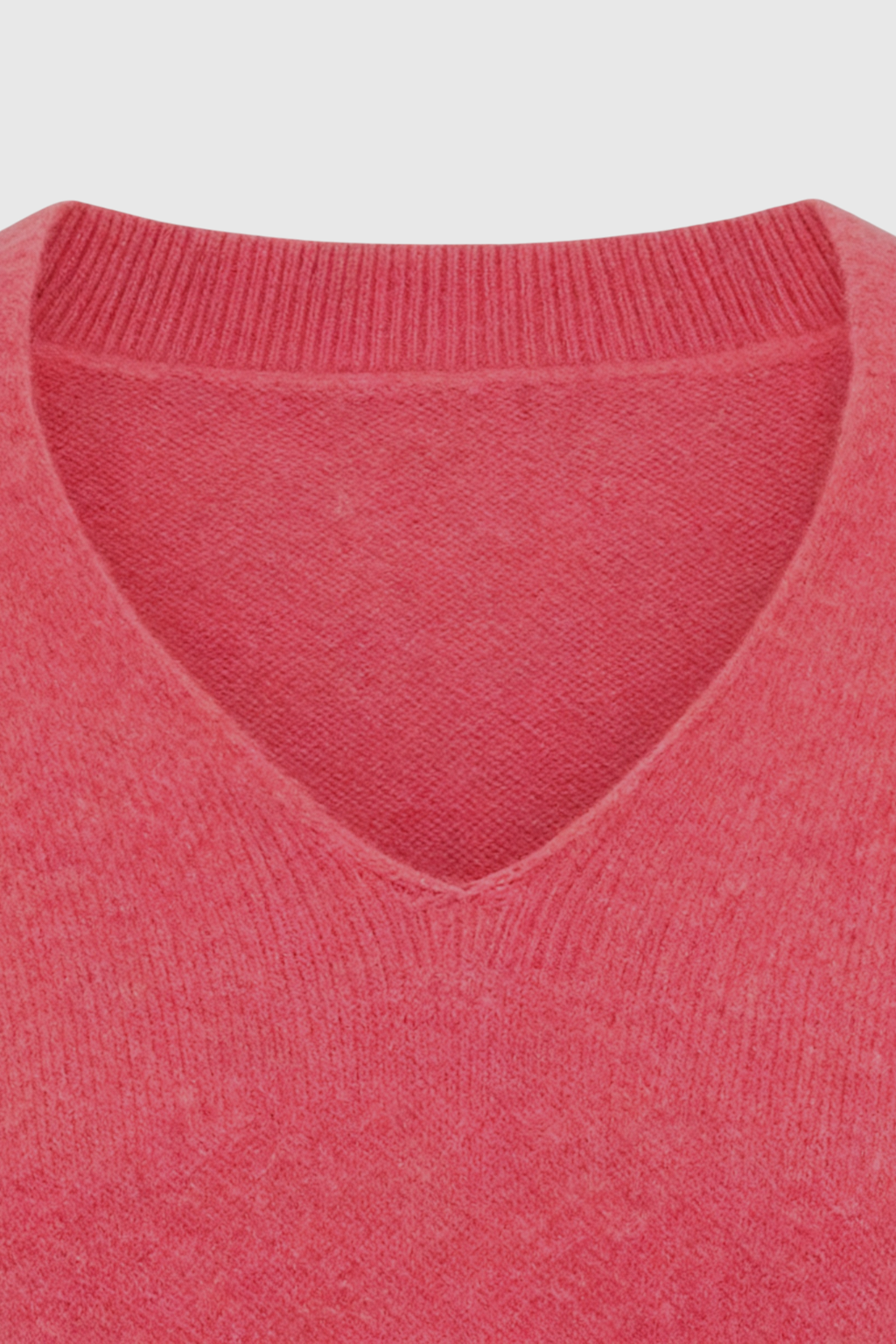 Cashmere V-Neck Sweater | Long Sleeve Knit, Slim Fit, Seamless Finish