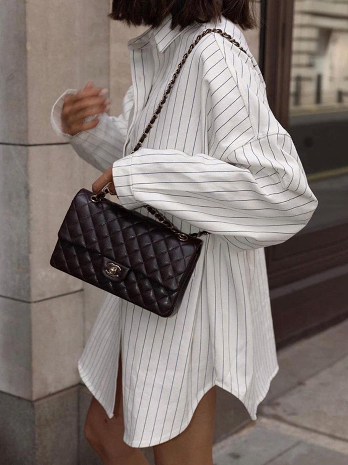 Women Shirt Dress Oversized