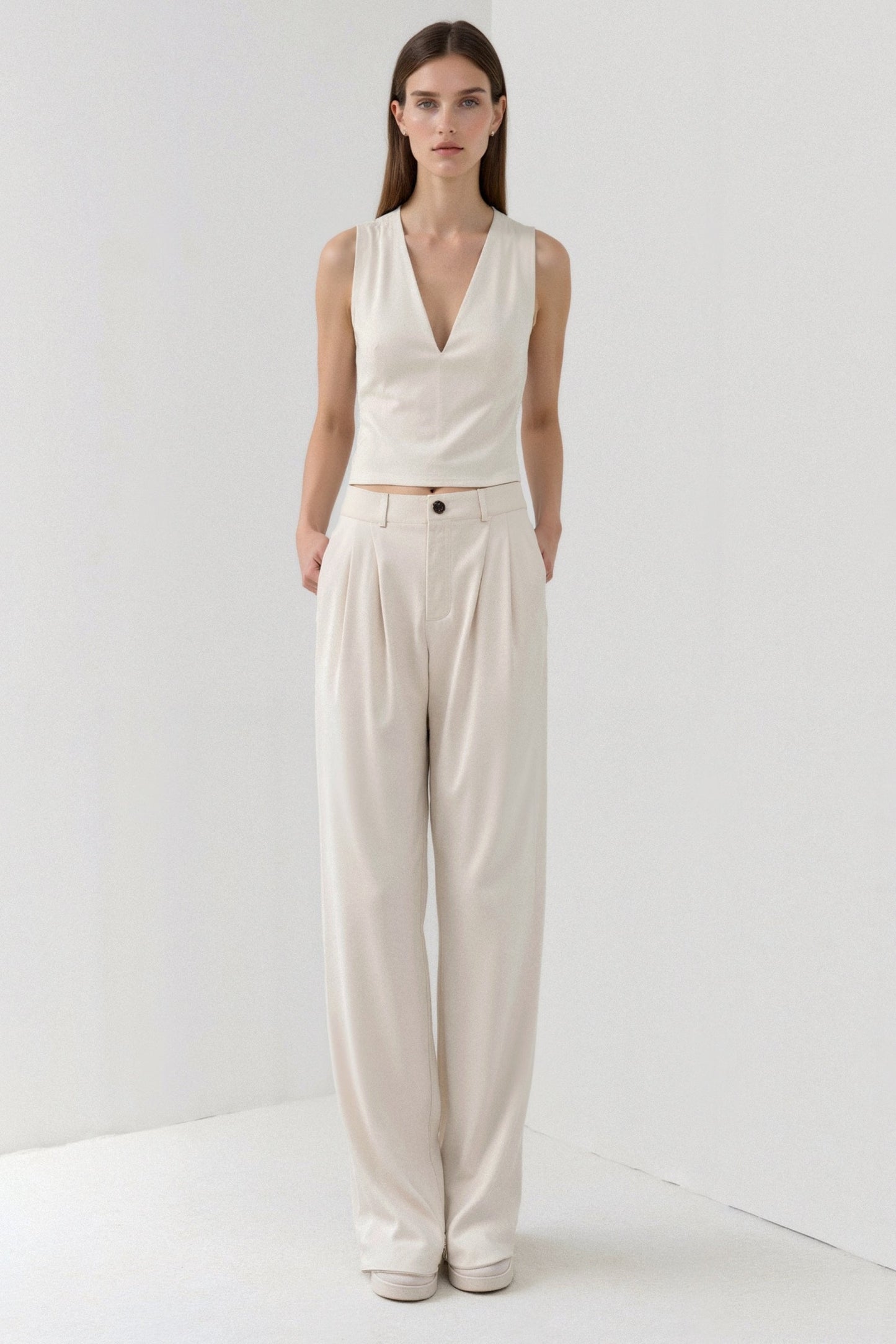Women Trousers Plissé