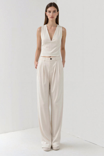 Women Trousers Plissé