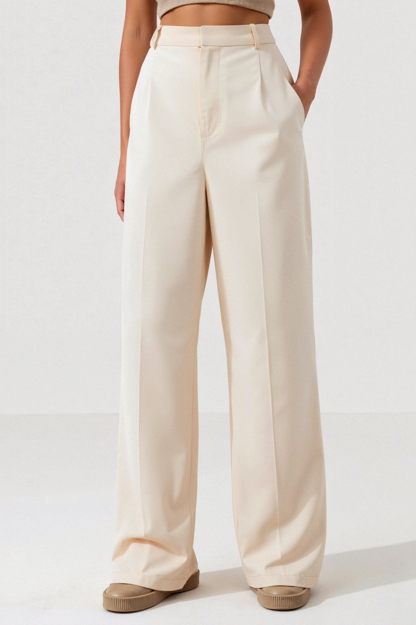 Women Trousers Wide Cut