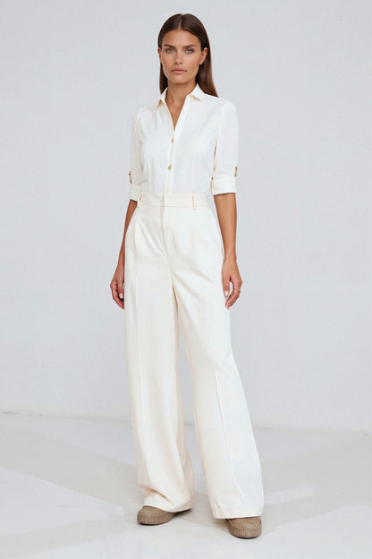 Women Trousers Wide Cut
